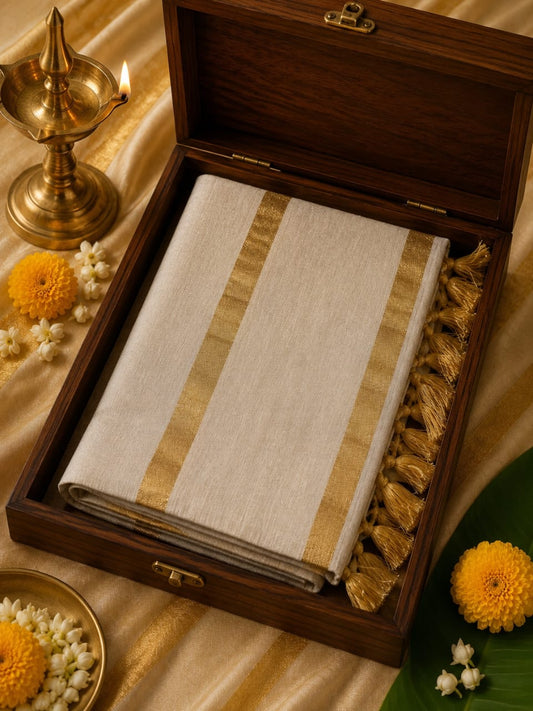 Swarna Rekha Kasavu Saree